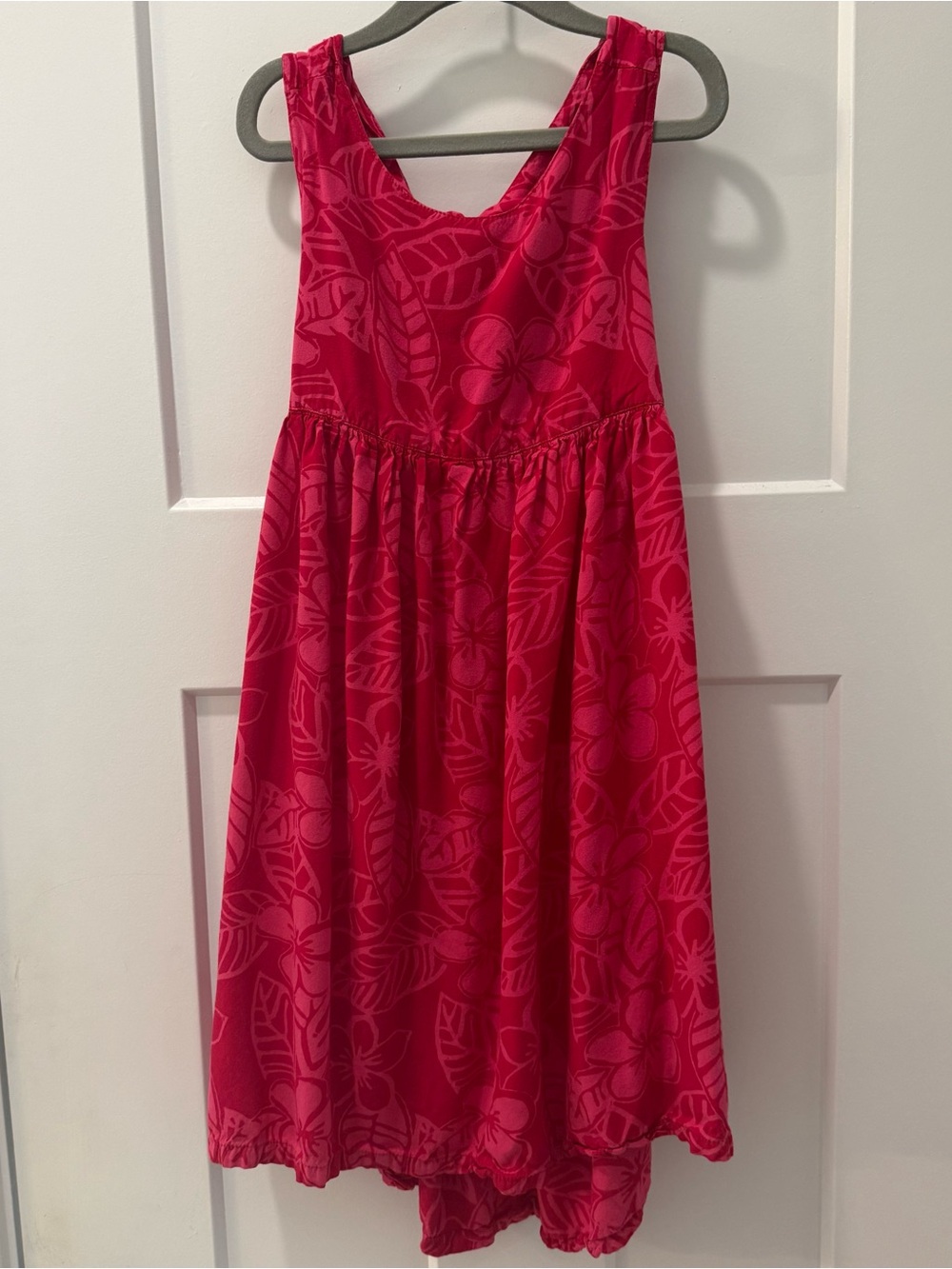 Blue ginger Girls Pink/Red Floral Sleeveless Dress Size 10